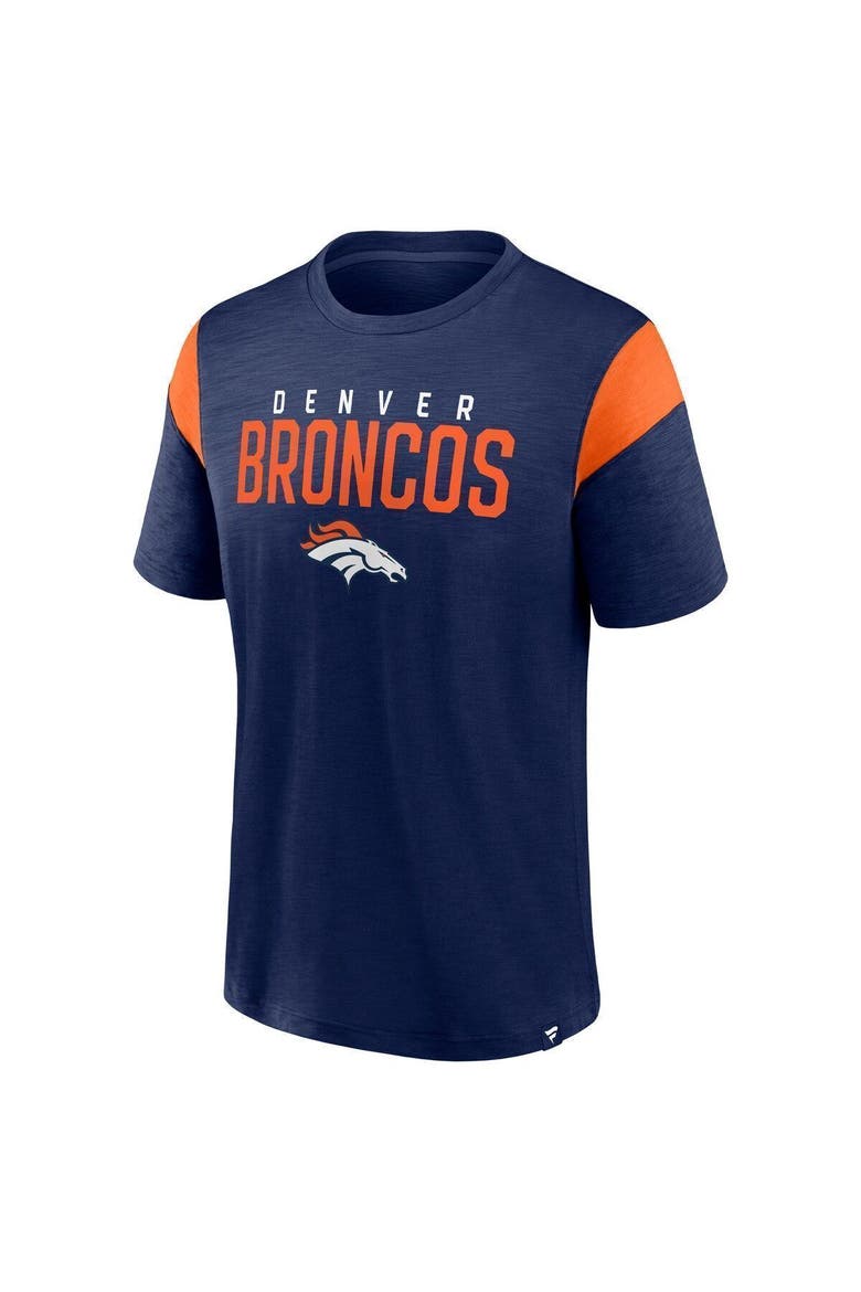 Men's Fanatics Branded Navy Denver Broncos Home Stretch Team T-Shirt, Alternate, color, Navy