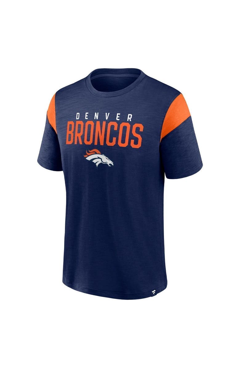 FANATICS Men's Fanatics Branded Navy Denver Broncos Home Stretch Team T-Shirt, Alternate, color,