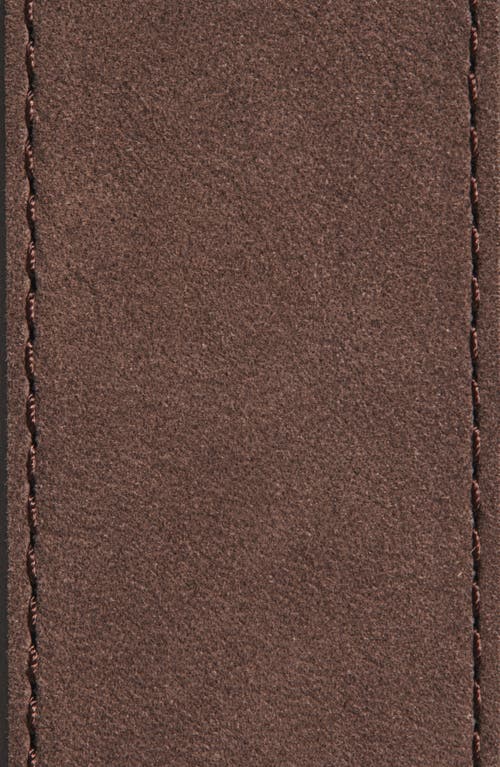 Nordstrom Richard Nubuck Leather Belt In Brown