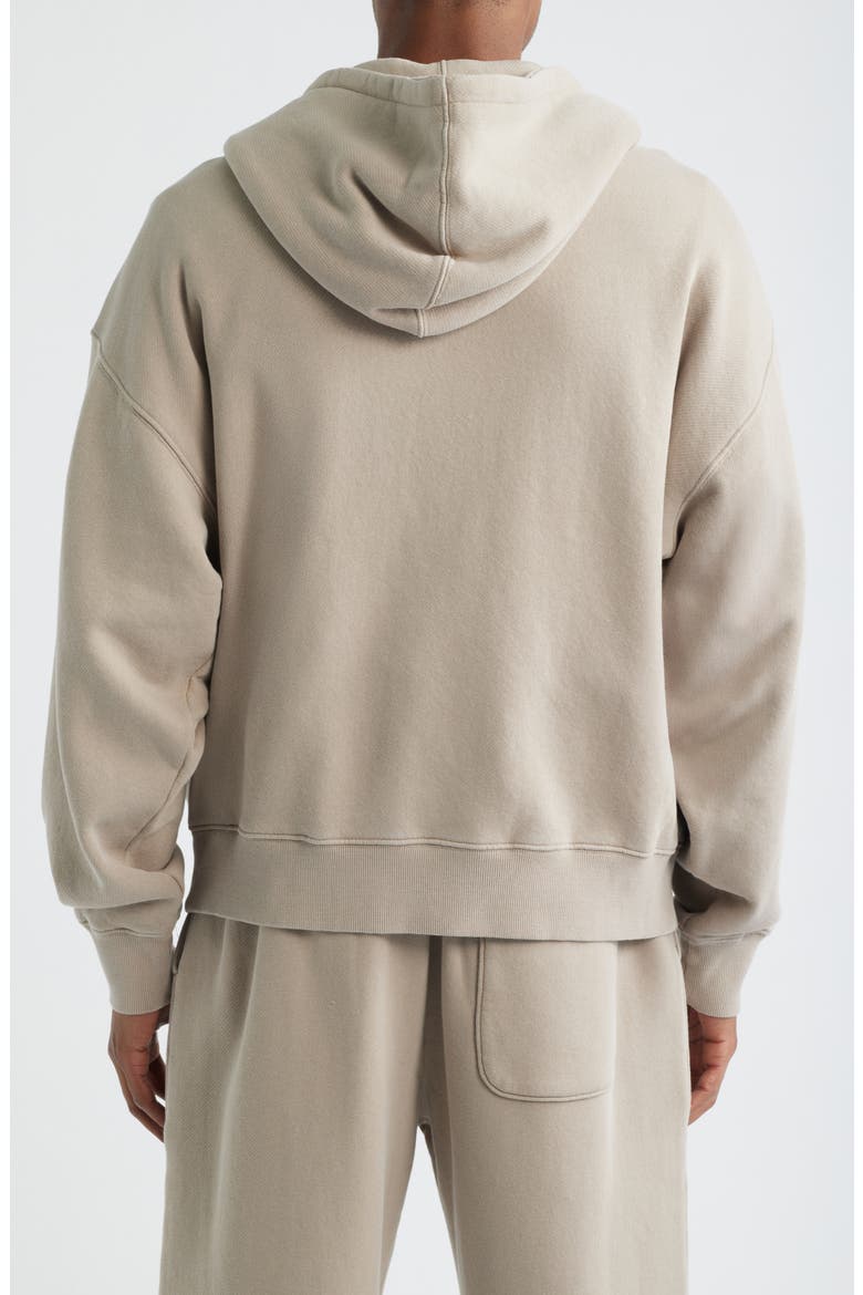 Organic Cotton Zip Hoodie, Alternate, color, TAN