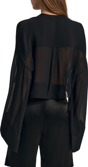 The Belle of the Ball Sheer Button-Up Shirt