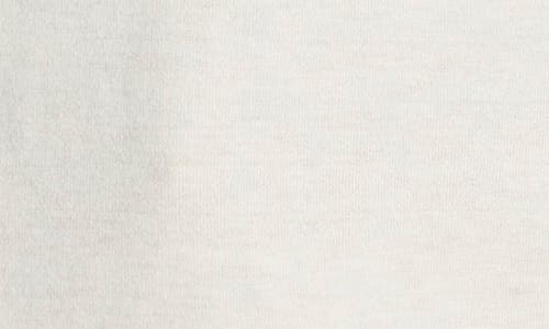 Vince Heathered Double Face Long Sleeve Polo Shirt In White