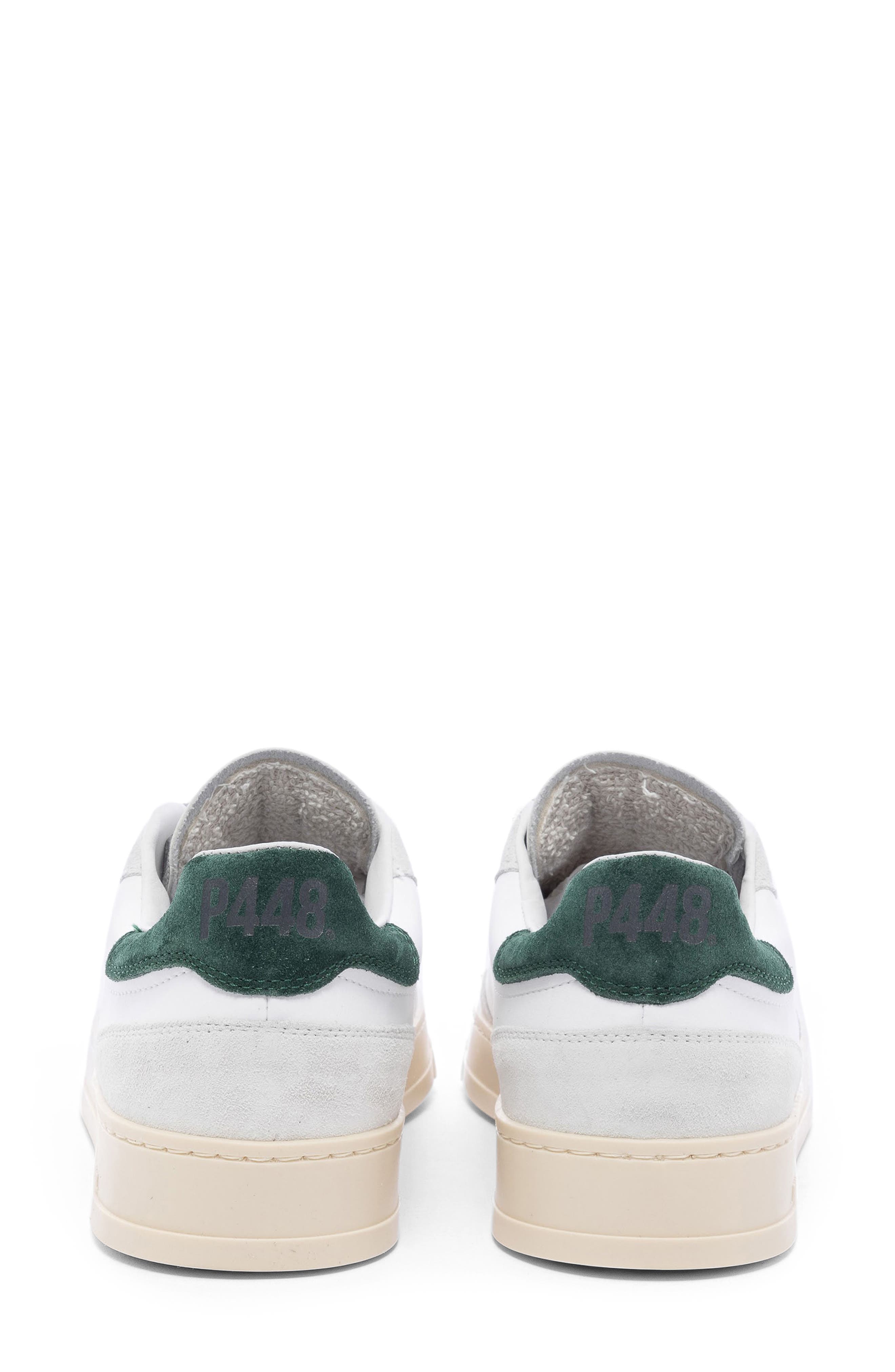 P448 Bali Platform Sneaker, Alternate, color, White/Green