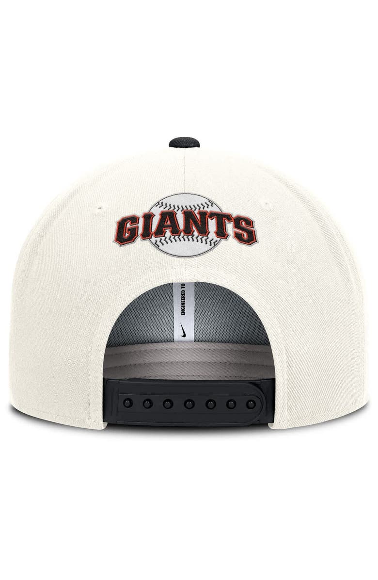 Nike Men's Nike Cream/Black San Francisco Giants Cooperstown Pro Dri-FIT Snapback Hat, Alternate, color, Cream
