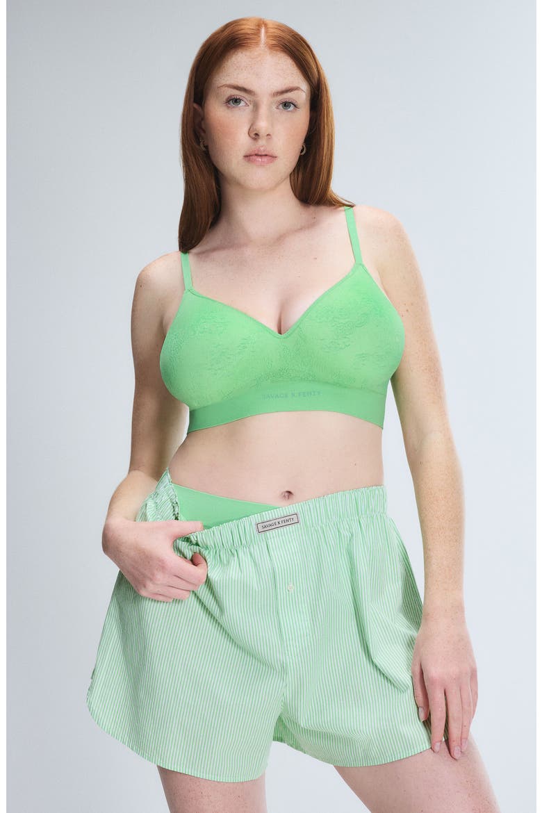 Kickback Casuals Pajama Boxers, Alternate, color, GREEN LOTUS LINE BY LINE