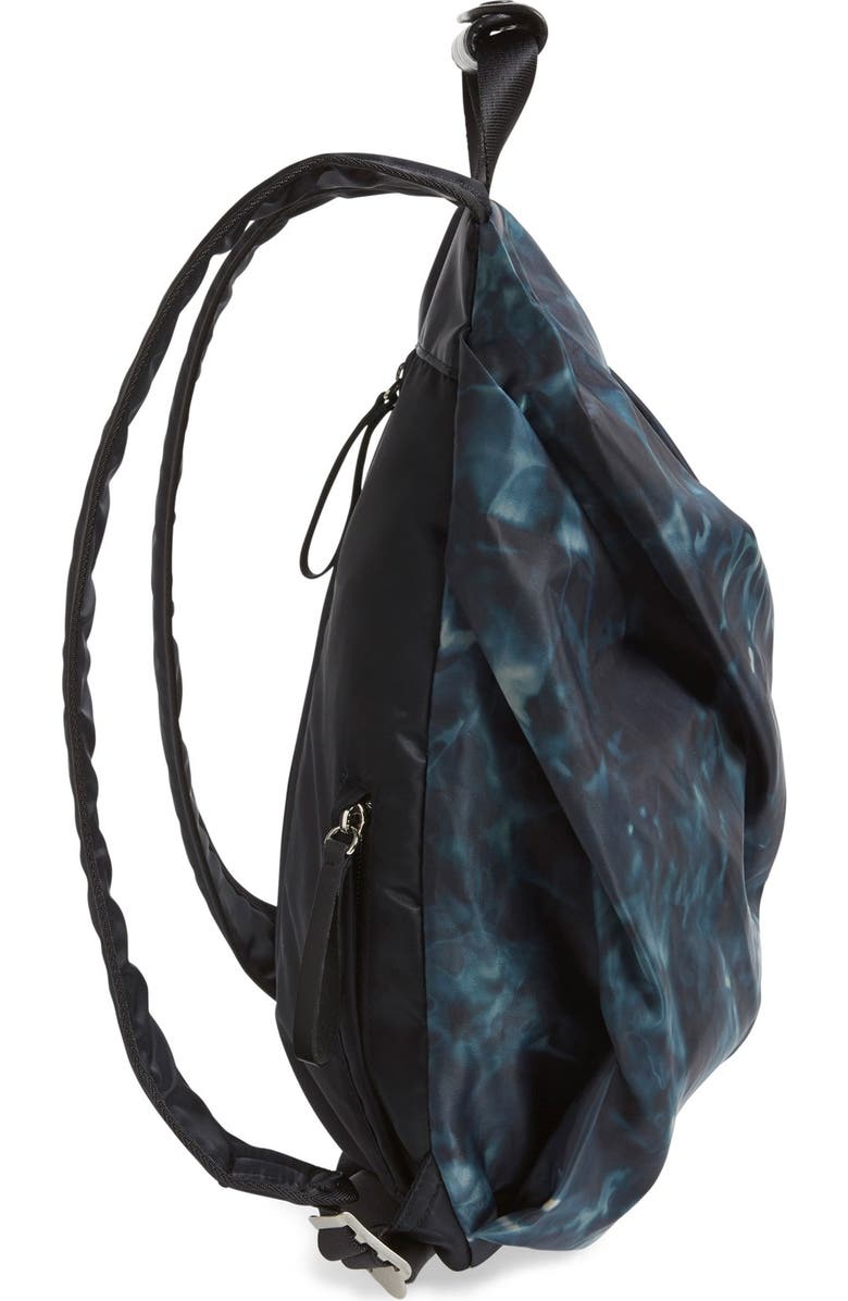 Y's by Yohji Yamamoto 'Tuck' Nylon Backpack, Alternate, color,