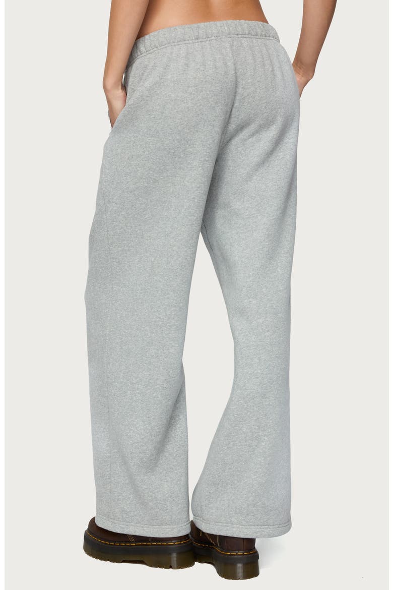 Camo Crush Logo Wide Leg Sweatpants, Alternate, color, DARK-GRAY-MELANGE