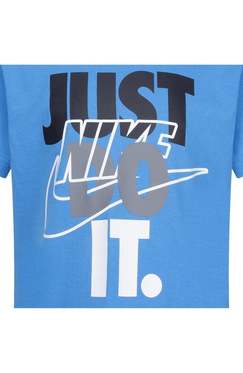 Nike 'just Do It' Shorts & T-shirt Set In Multi