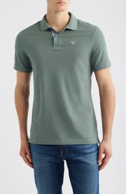 Barbour Regular Fit Tartan Piqué Polo