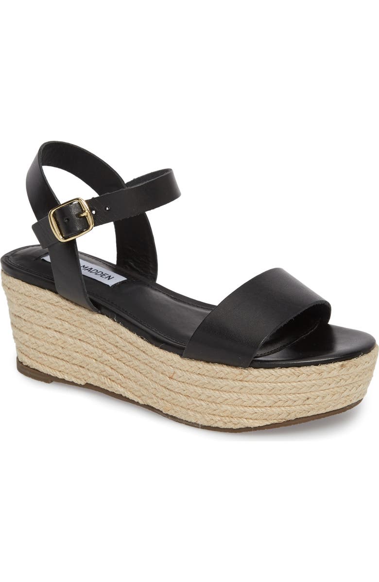 Steve Madden Busy Platform Espadrille Sandal, Main, color,