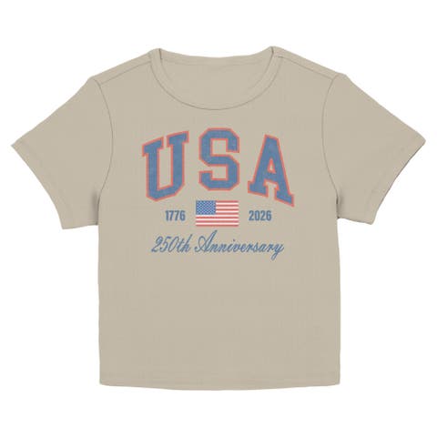 Junior's 250th Anniversary Usa Short Sleeve Baby T-shirt