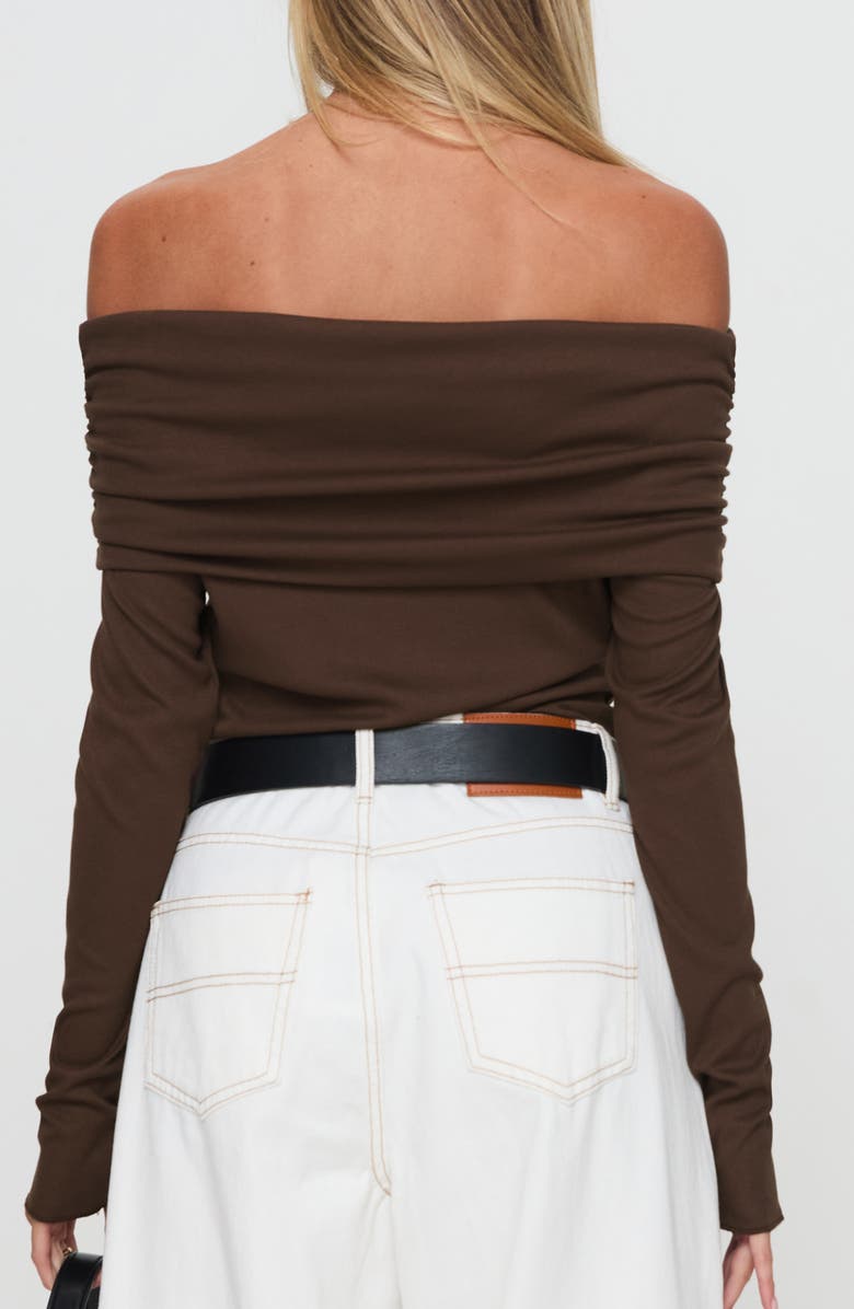 Princess Polly Spoilt Off the Shoulder Bodysuit, Alternate, color, 