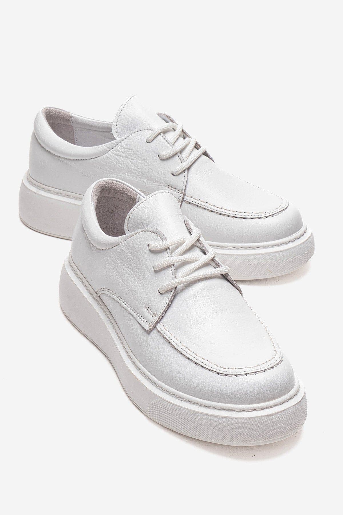 Mareon Leather Lace Up Sneaker - image 5