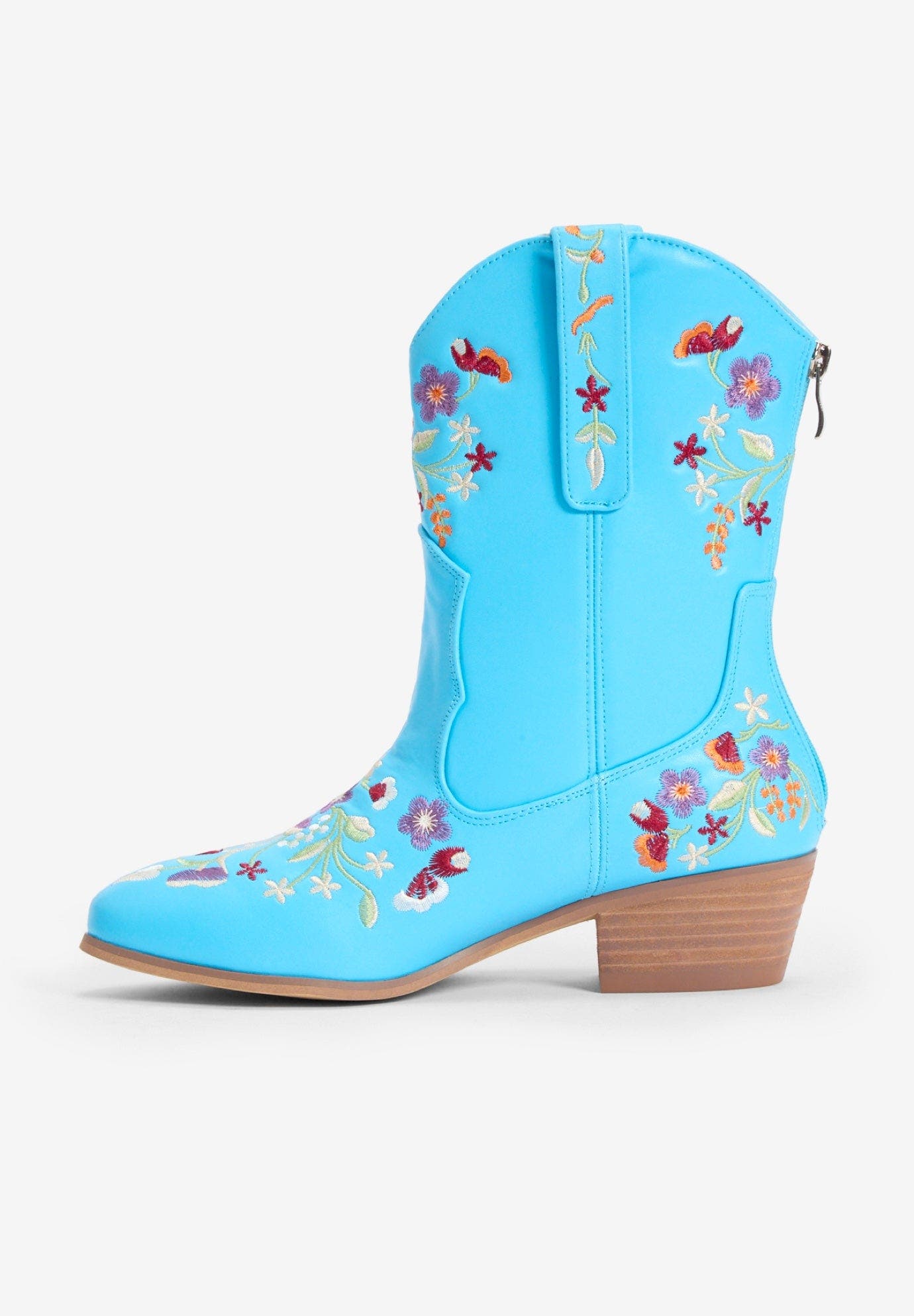 The Irma Wide Calf Boot, Alternate, color, TURQUIOSE