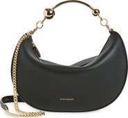 Strathberry Crescent Moon Leather Shoulder Bag