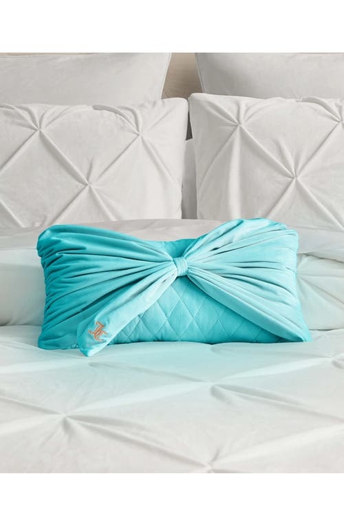 Juicy Couture Velvet Bow Accent Pillow