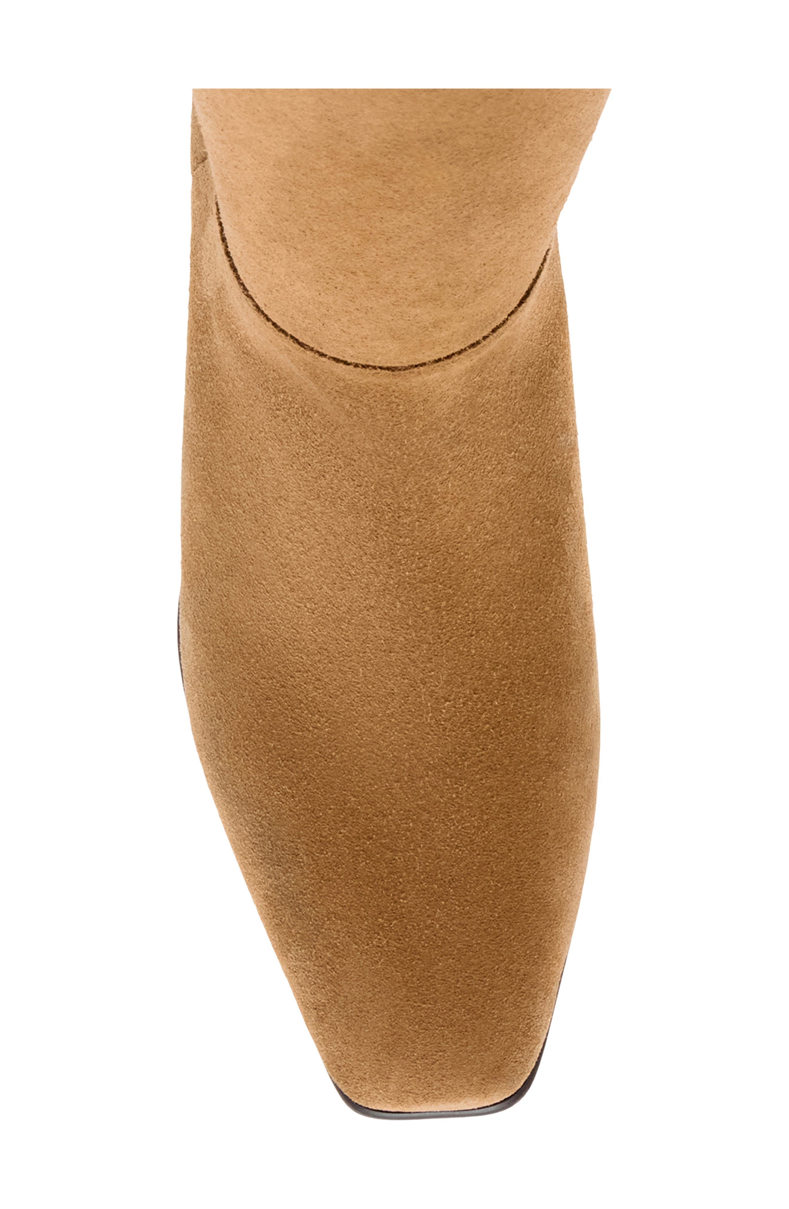 Amias Leather Over the Knee Boot, Alternate, color, TAN SUEDE