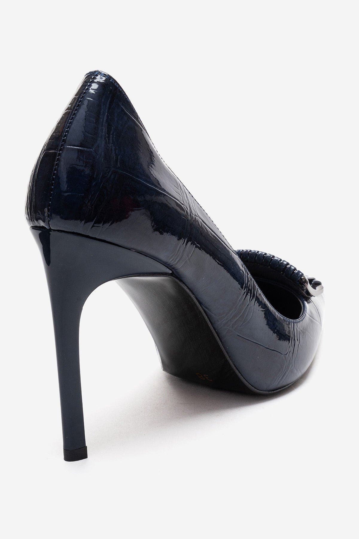 Guerni Stiletto Pump, Alternate, color, Navy Print