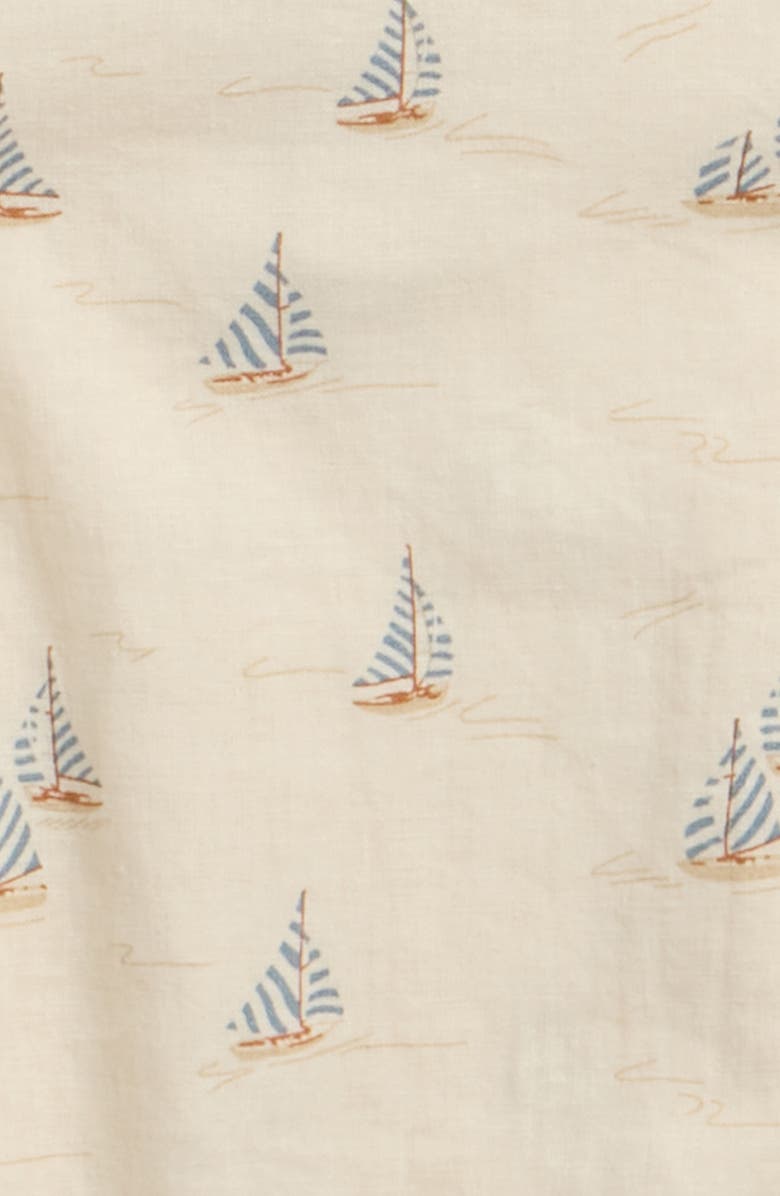 Rylee + Cru Beau Linen Blend Romper, Alternate, color, Natural