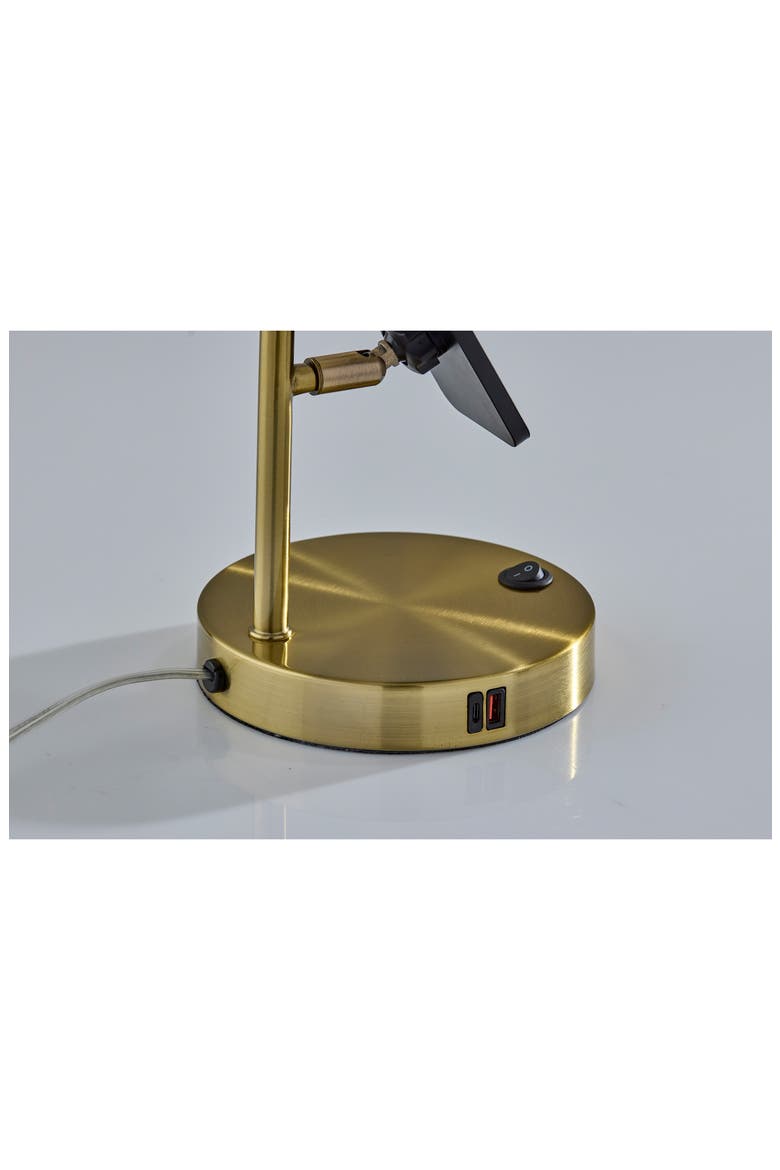 Wyatt Supercharger Desk Lamp, Alternate, color, ANTIQUE BRASS