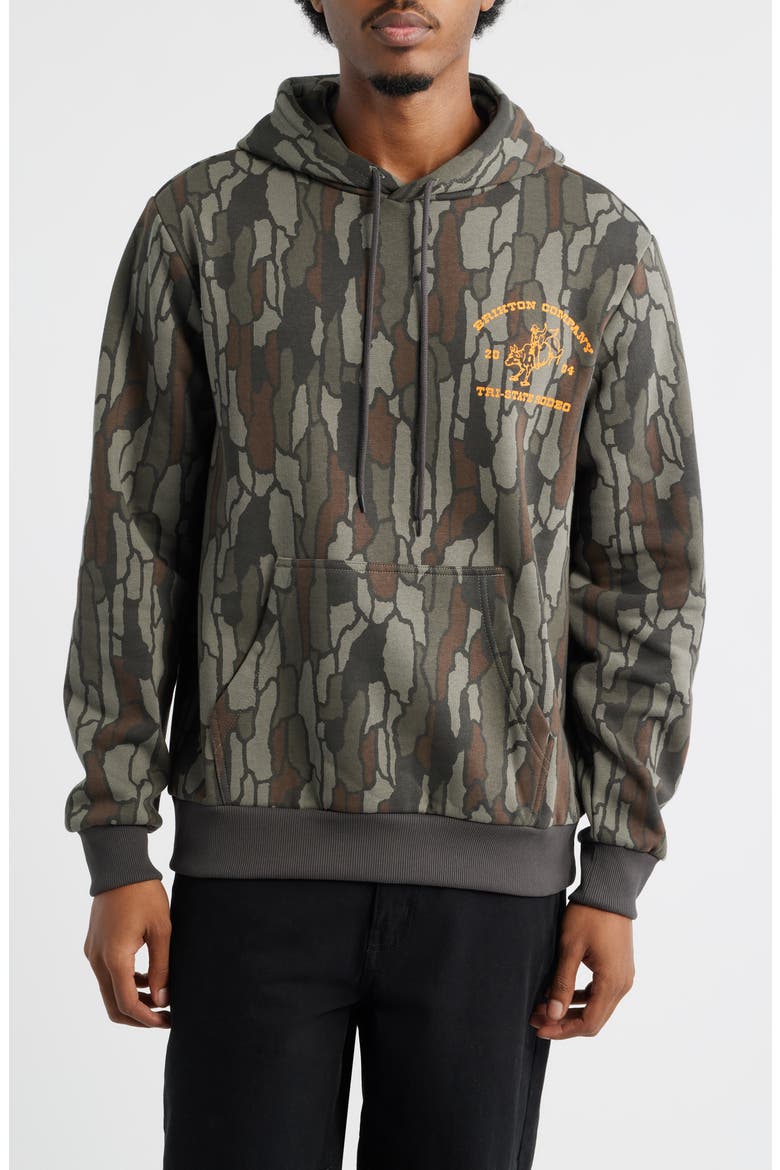 Danforth Graphic Hoodie, Main, color, BARK CAMO