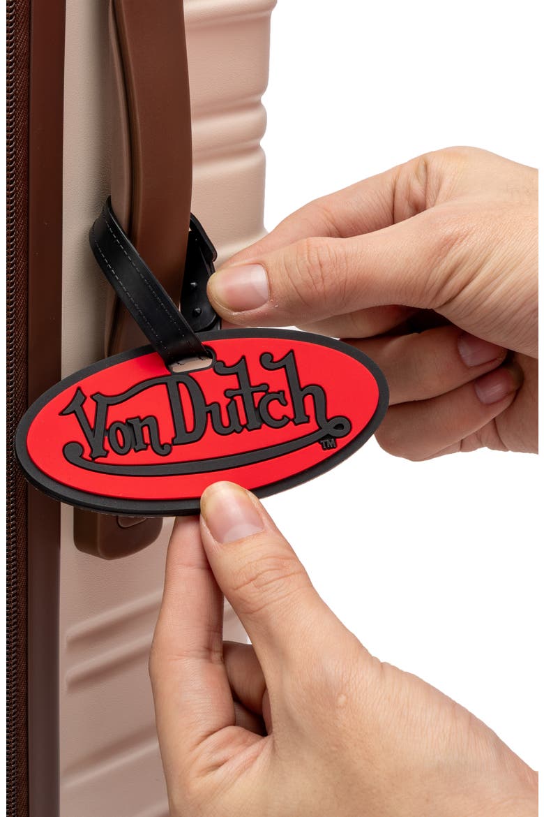 Logo Patch 2-Piece Suitcase ID Tag Set with Adjustable Straps, Alternate, color, Logo Patch