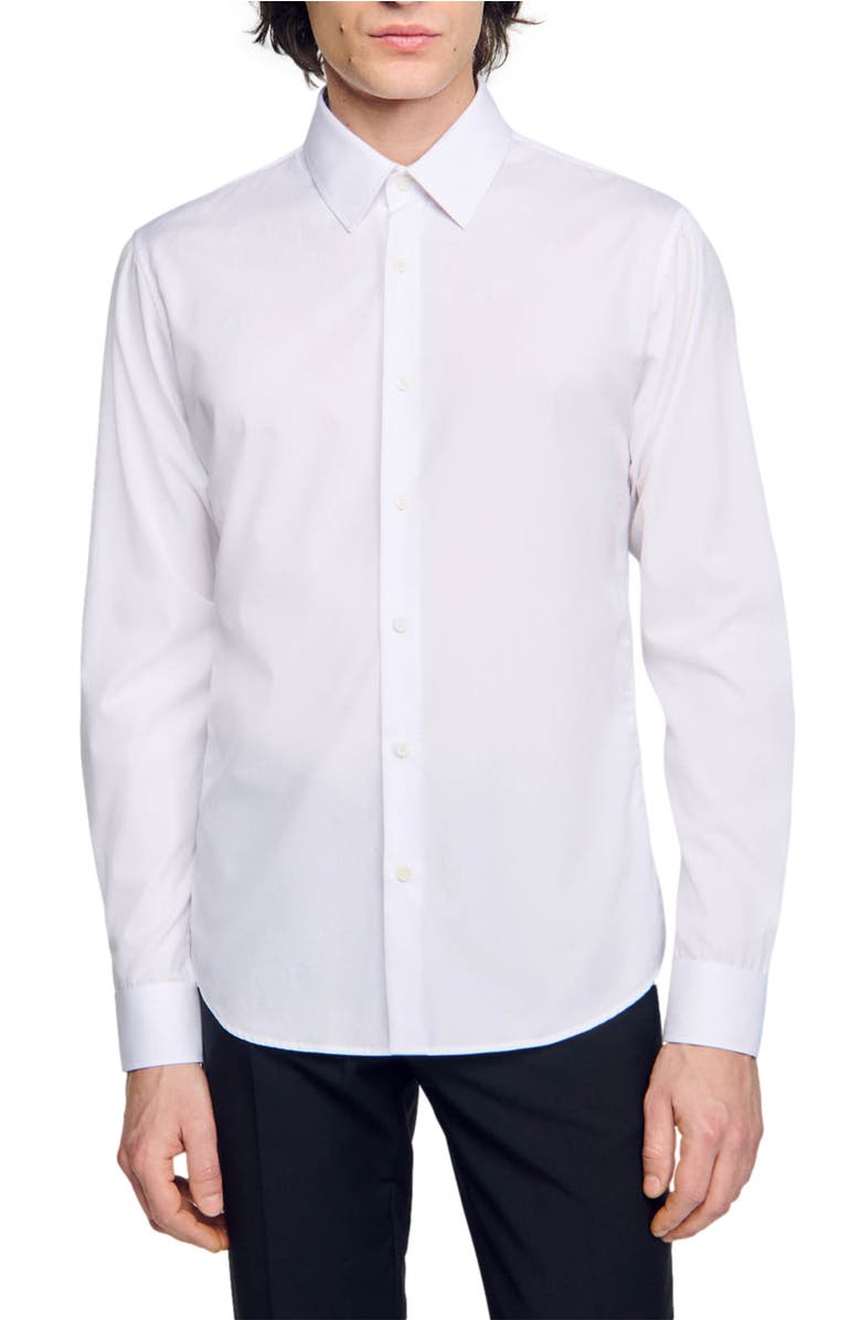 SANDRO Long-sleeved shirt, Main, color, 