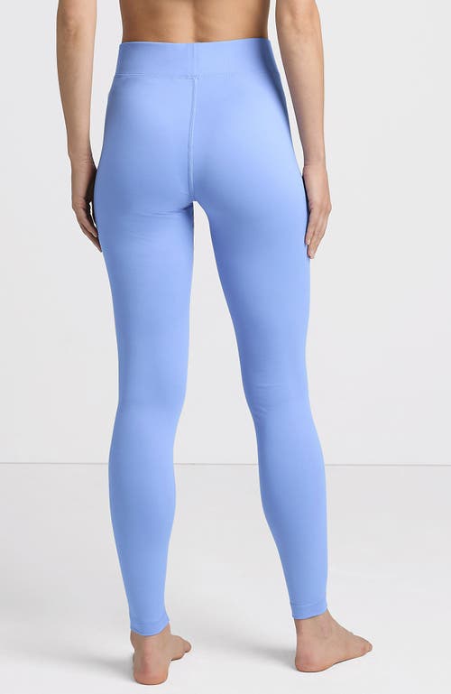 Lands' End Baselayer Cozy Thermaskin Pants In Blue