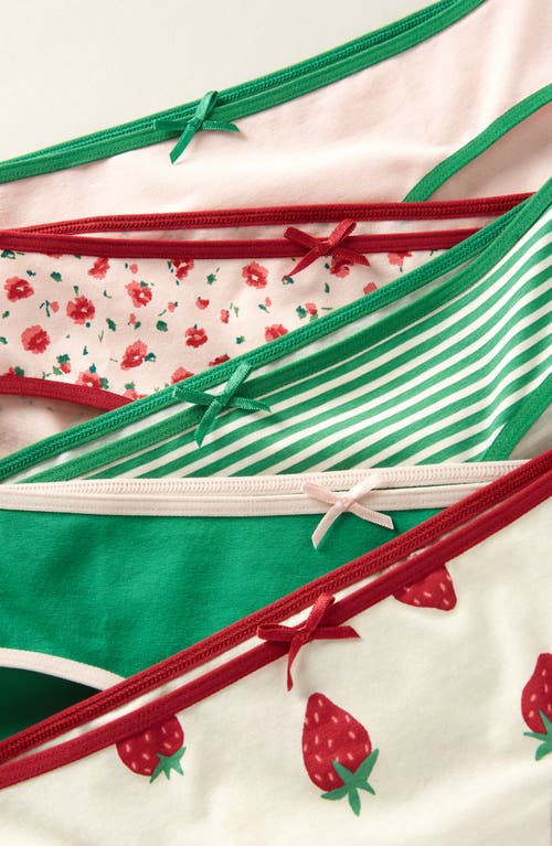 NORDSTROM NORDSTROM KIDS' ASSORTED 5-PACK HIPSTER BRIEFS