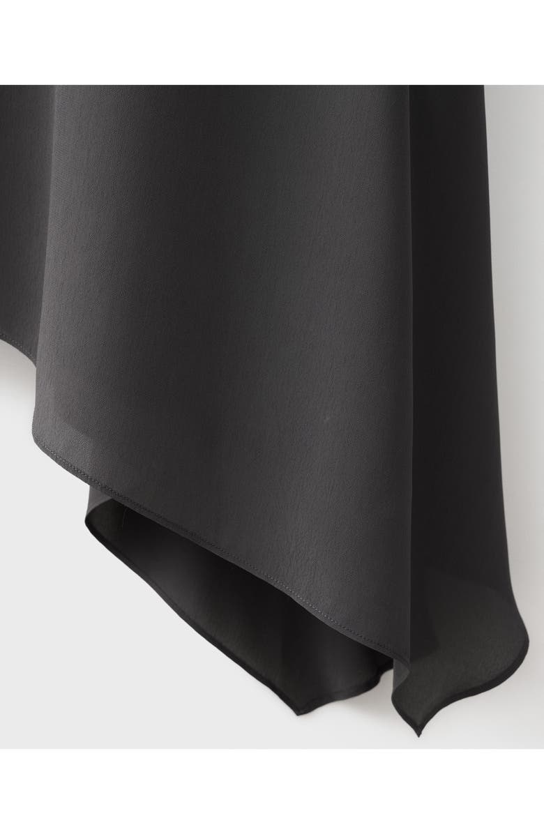 MANGO Asymmetric Maxi Skirt, Alternate, color, Medium Grey