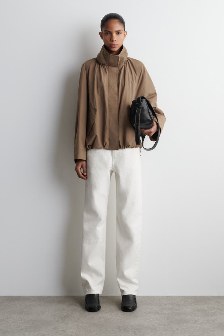 Chord Straight-Leg Jeans, Main, color, WHITE