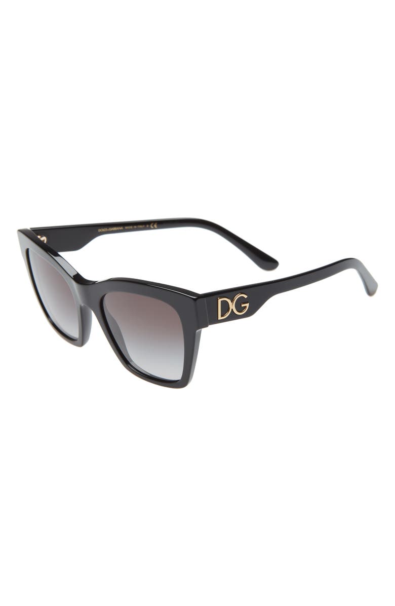 Dolce&Gabbana 53mm Gradient Cat Eye Sunglasses, Alternate, color,