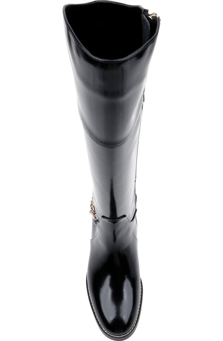 L'AGENCE Eulalie II Knee High Boot, Alternate, color, Black Leather