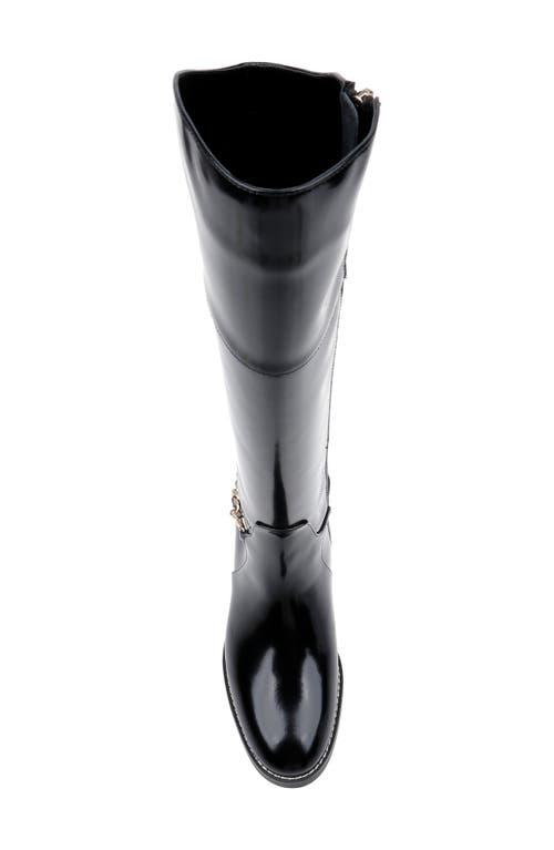 L'agence Eulalie Ii Knee High Boot In Black Leather