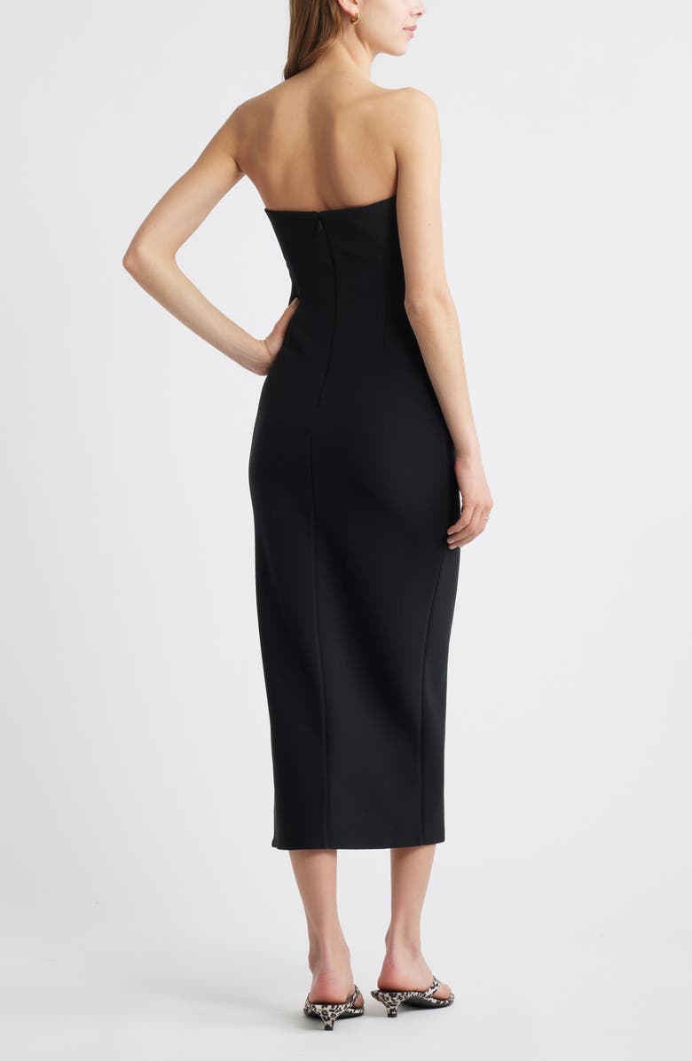 Open Edit Ruched Strapless Maxi Dress, Alternate, color, 