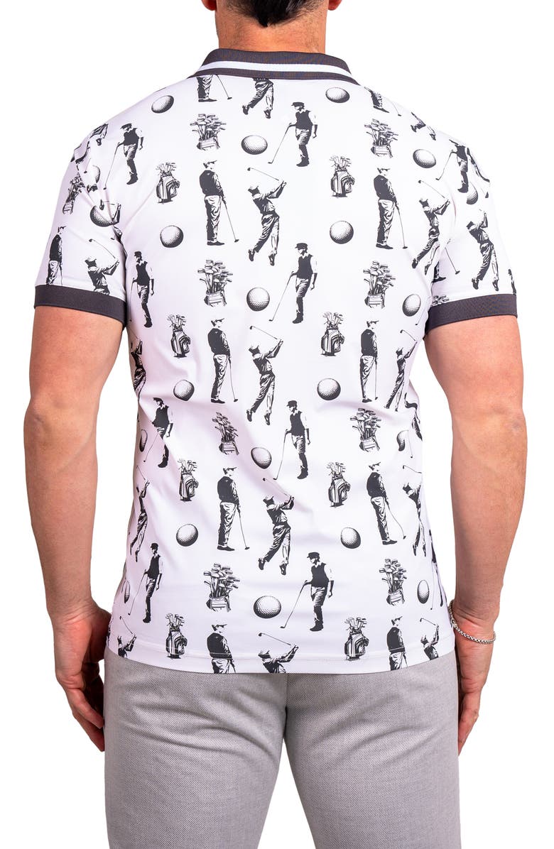 Maceoo Ascension Stretch Nylon Polo, Alternate, color, 