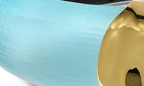 Alexis Bittar Essentials Molten Hinged Bangle In Icy Blue