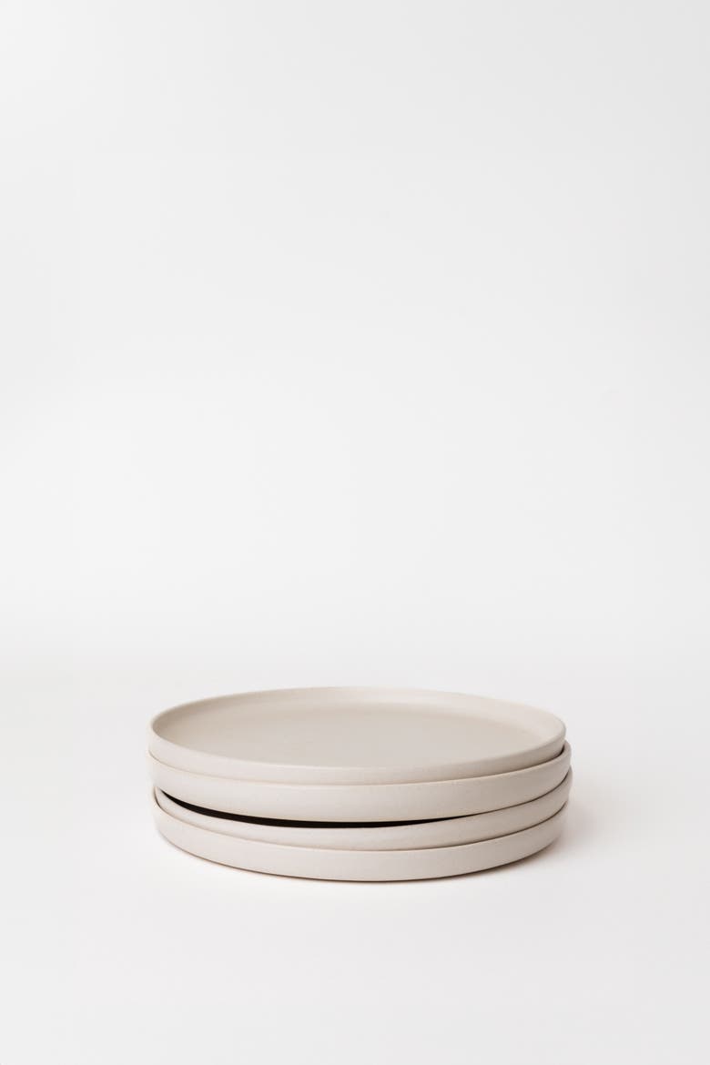 Essential Salad Plate, Set of Four, Alternate, color, Neutral