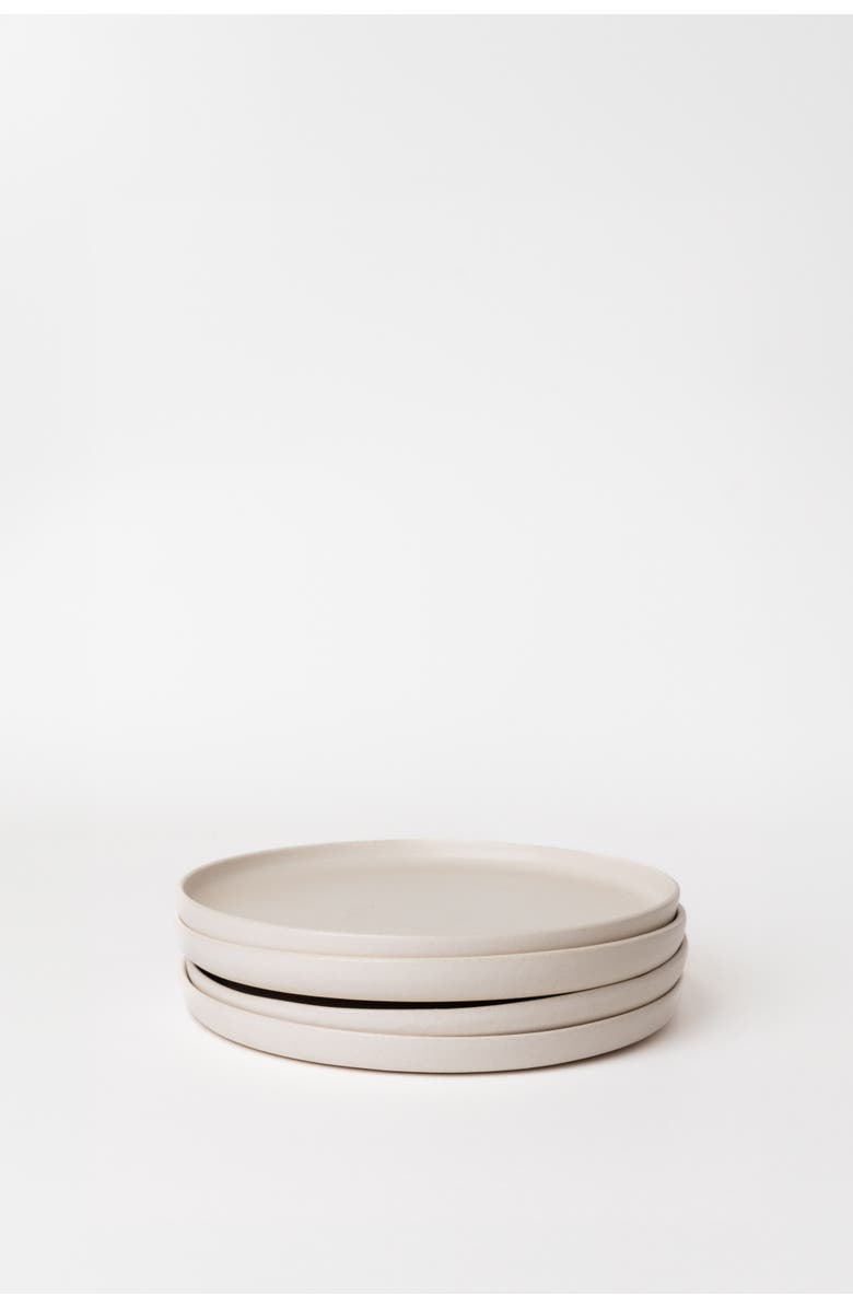 House of Revelry Essential Salad Plate, Set of Four, Alternate, color, Neutral