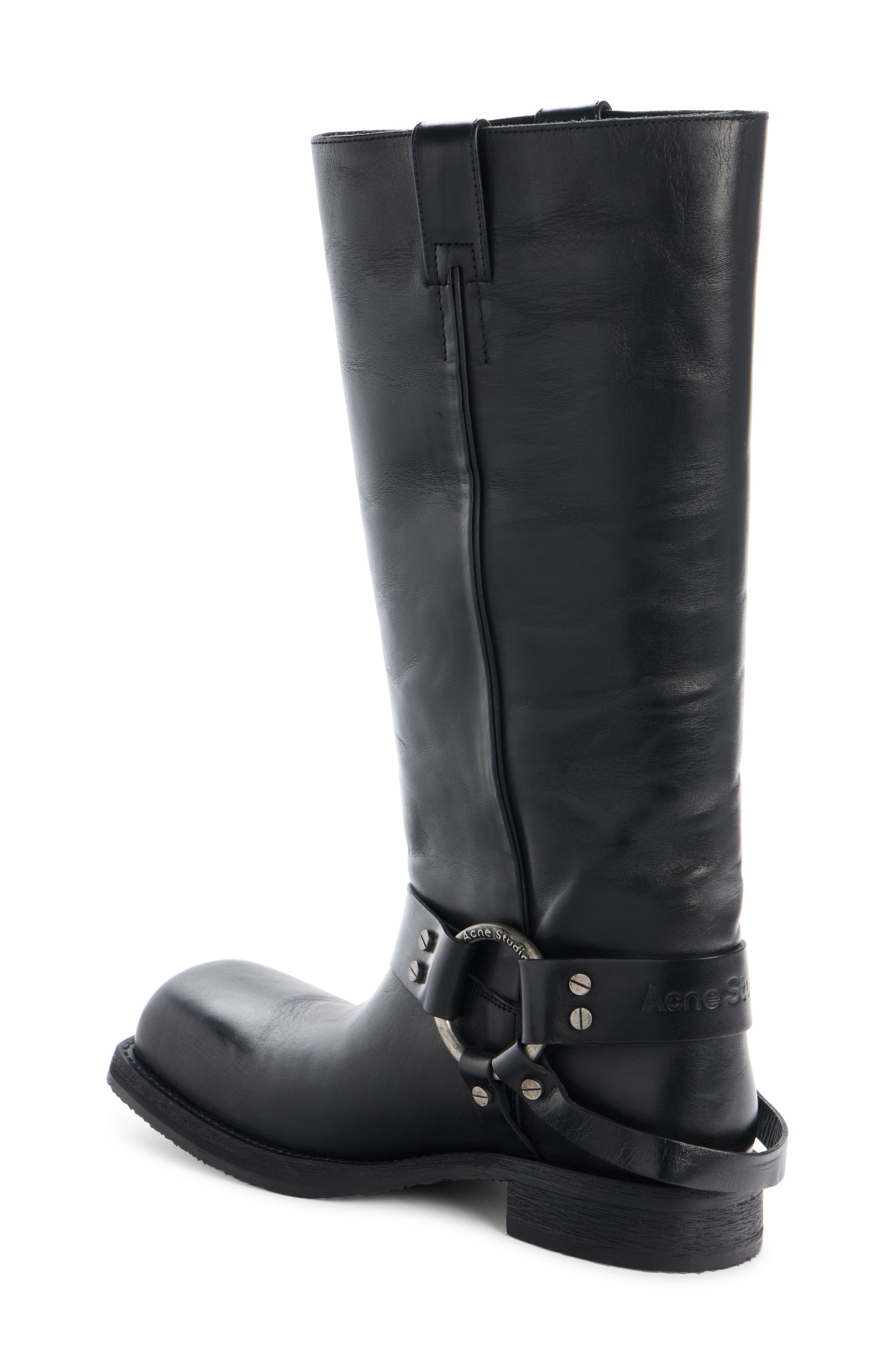Acne Studios Balius Harness Boot, Alternate, color, 