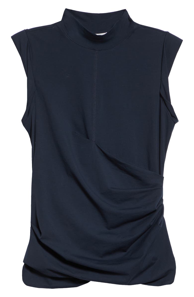 3.1 Phillip Lim Draped Mock Neck Sleeveless Top, Alternate, color, 
