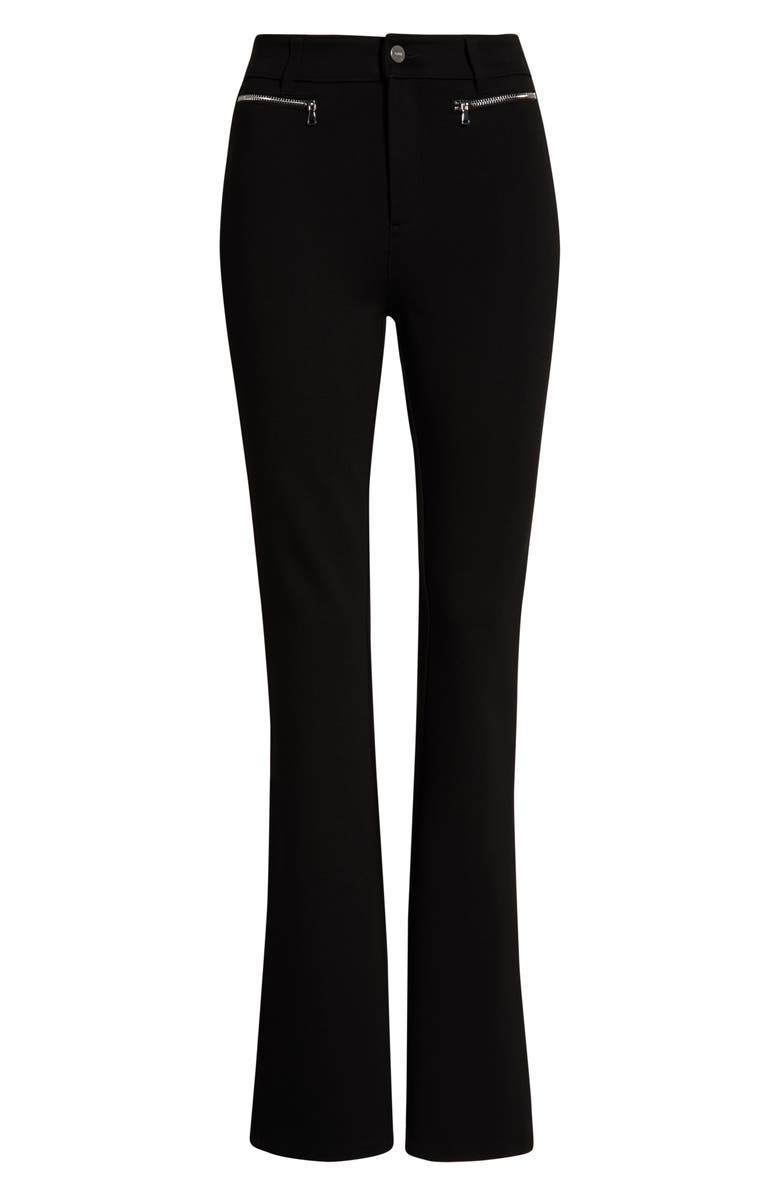 PAIGE Hattena Flare Pants, Alternate, color, Black