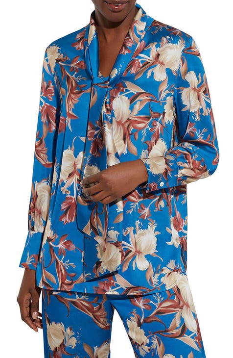 Floral Crêpe de Chine Blouse