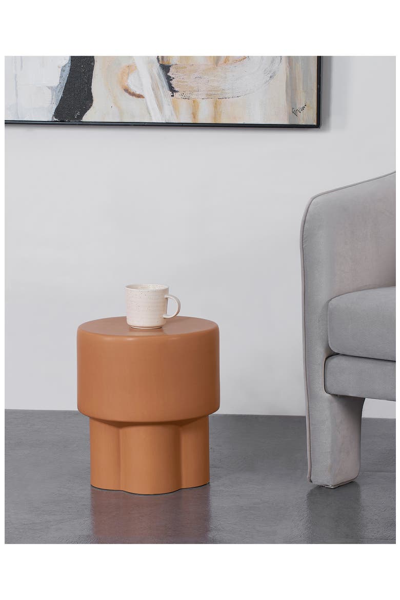 Mayflower Outdoor Table, Alternate, color, MATTE NOUGAT