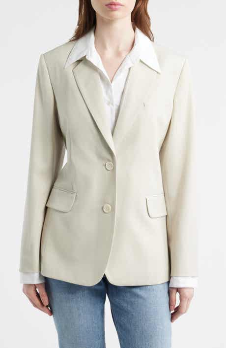 Layered Wool Blazer