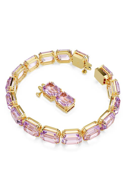 Swarovski Millenia Crystal Bracelet In Purple