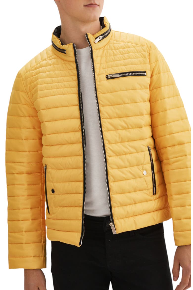 Puffer Jacket, Alternate, color, YELLOW