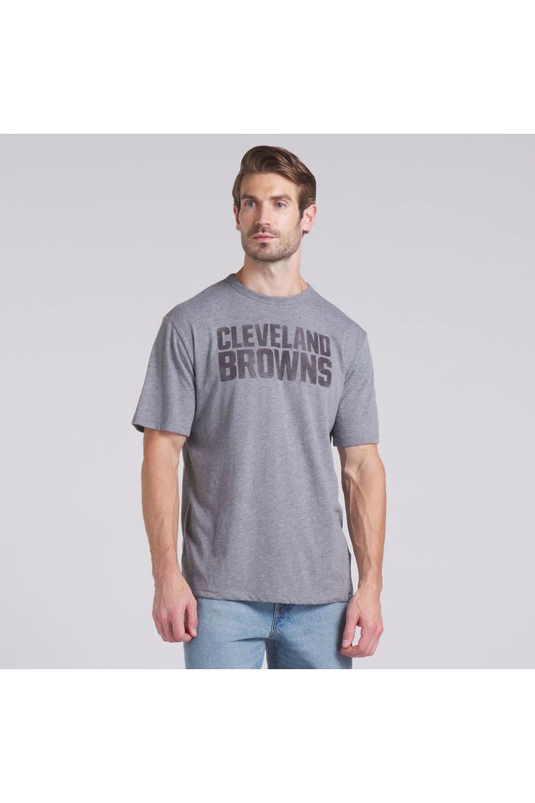 Men's Fanatics Heather Gray Cleveland Browns Pass Rush Tri-Blend T-Shirt, Alternate, color, Heather Gray