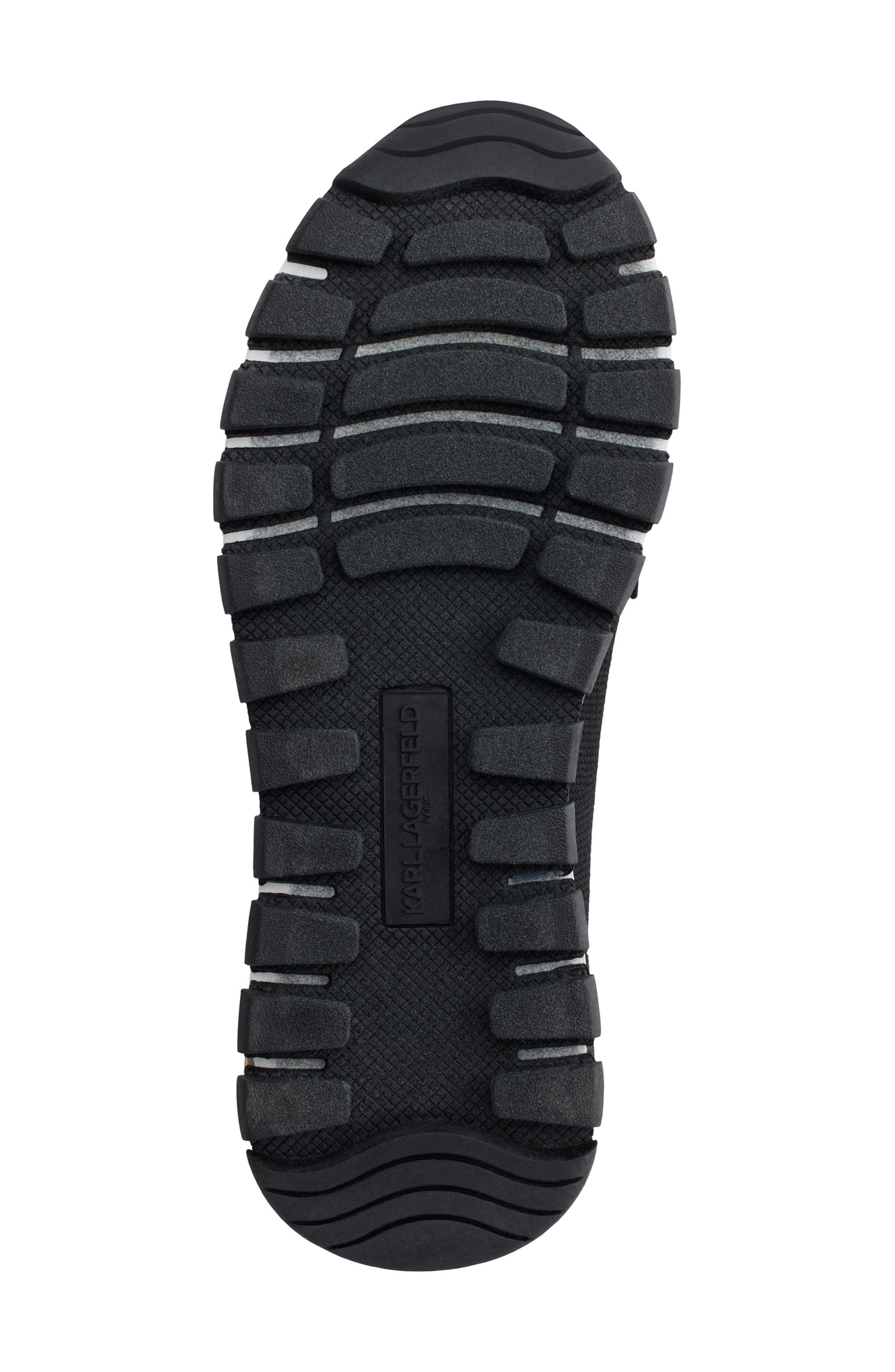 KARL LAGERFELD PARIS Mirren Slip-On Wedge Sneaker, Alternate, color, Black