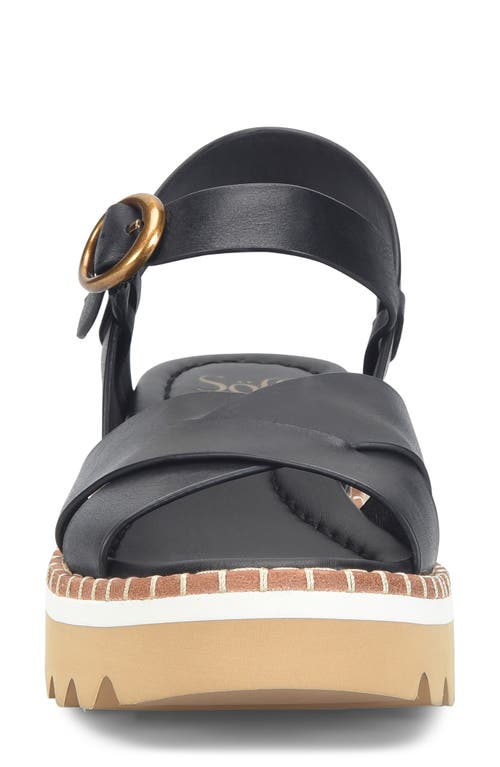 Söfft Ruthie Womens Sandal In Black In Black
